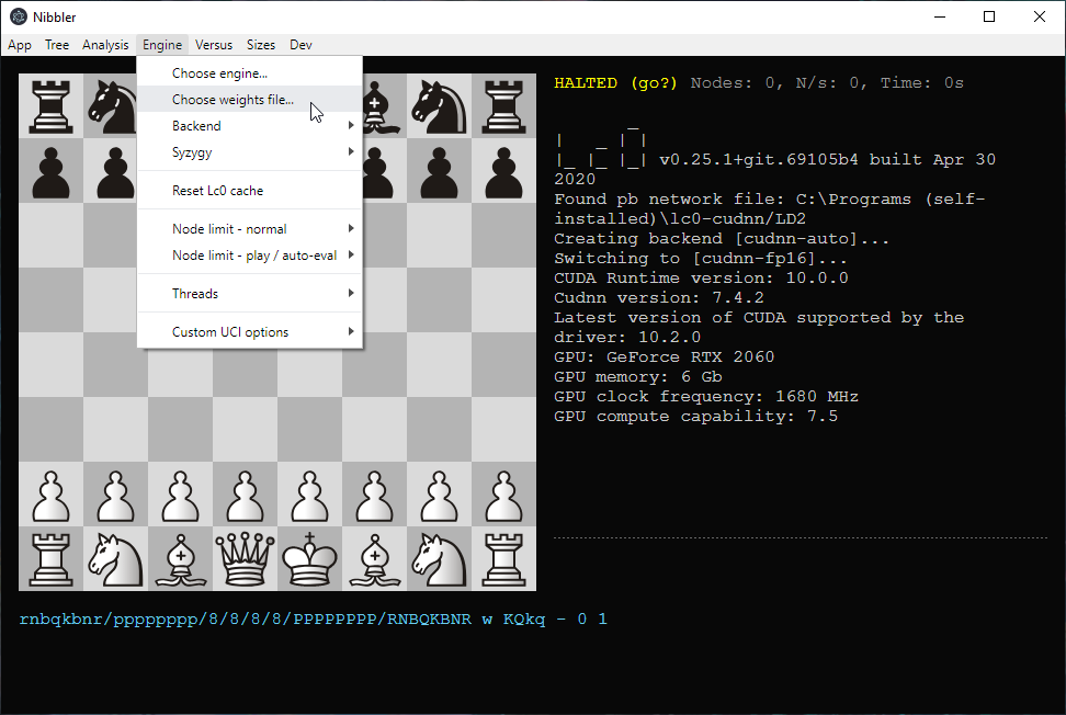 Driving the Chess Engine